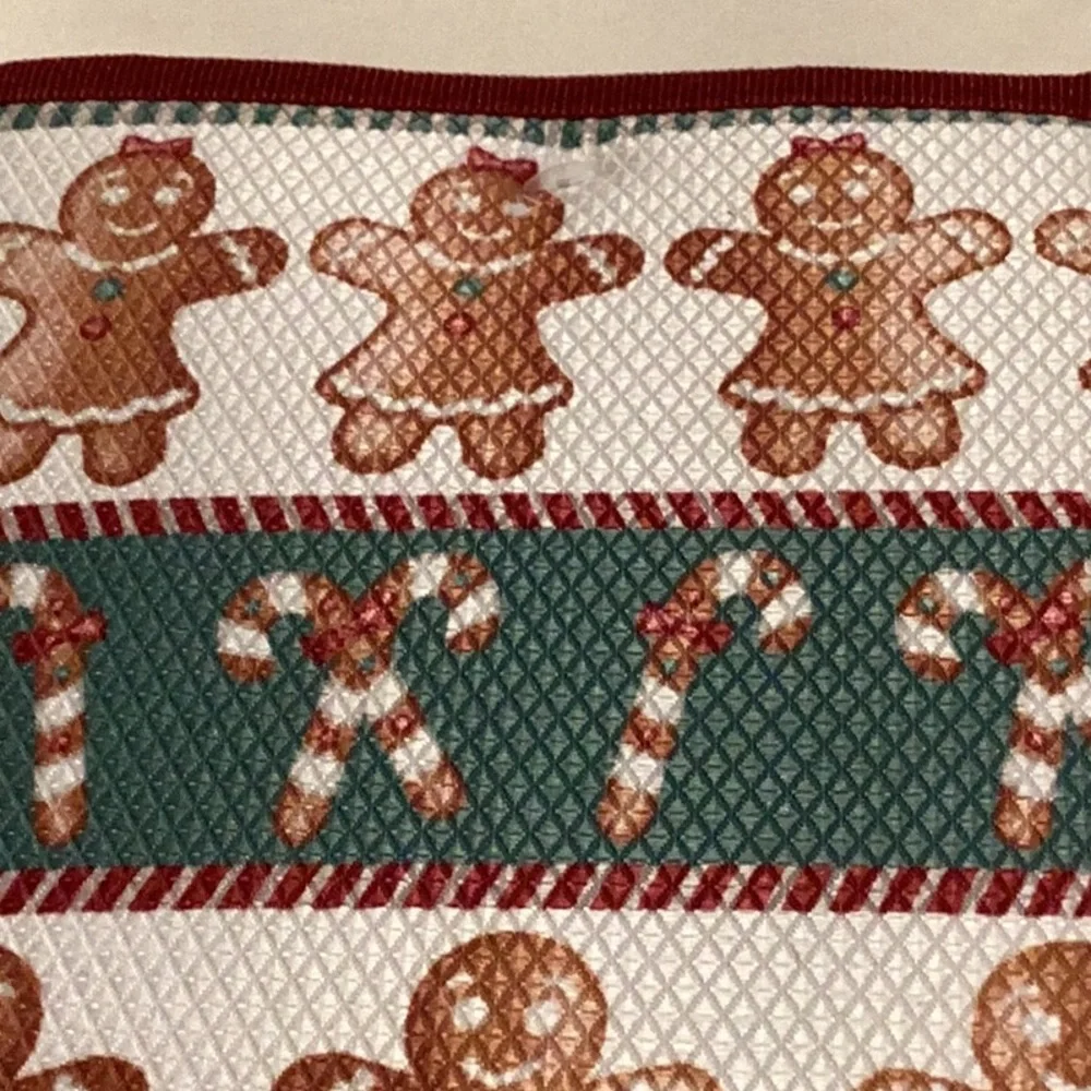 Martha Stewart Gingerbread Reversible Drying Mats - set of 2.